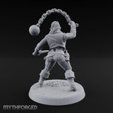 Wrecking Ball Human Pirate Miniature for Dungeons and Dragons, Pathfinder or other TTRPGs