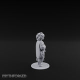 Coat Clutching Human Urchin Miniature for Dungeons and Dragons, Pathfinder or other TTRPGs
