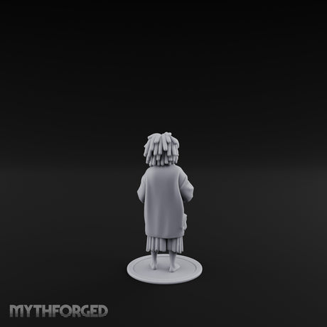 Coat Clutching Human Urchin Miniature for Dungeons and Dragons, Pathfinder or other TTRPGs