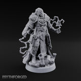 Overdue Lightning Strike Human Masked Lightning Mage with Scroll Satchels
