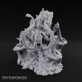 Coiling And Consuming Rust Monster Matriarch Miniature for Dungeons and Dragons, Pathfinder or other TTRPGs