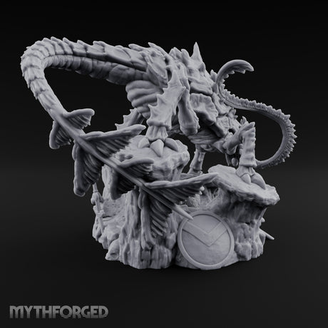 Coiling And Consuming Rust Monster Matriarch Miniature for Dungeons and Dragons, Pathfinder or other TTRPGs
