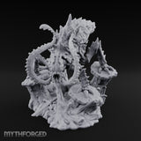 Coiling And Consuming Rust Monster Matriarch Miniature for Dungeons and Dragons, Pathfinder or other TTRPGs