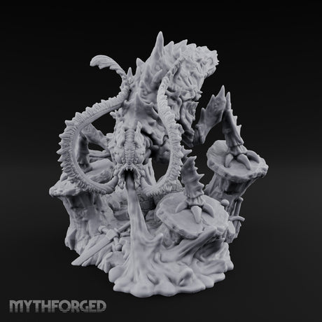 Coiling And Consuming Rust Monster Matriarch Miniature for Dungeons and Dragons, Pathfinder or other TTRPGs