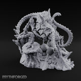Coiling And Consuming Rust Monster Matriarch Miniature for Dungeons and Dragons, Pathfinder or other TTRPGs