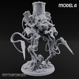 Tower Topped Tentacled Corpse Fleet Collectors A Miniature for Dungeons and Dragons, Pathfinder or other TTRPGs