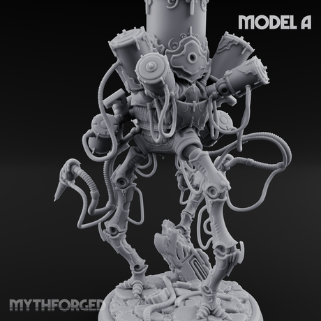 Tower Topped Tentacled Corpse Fleet Collectors A Miniature for Dungeons and Dragons, Pathfinder or other TTRPGs