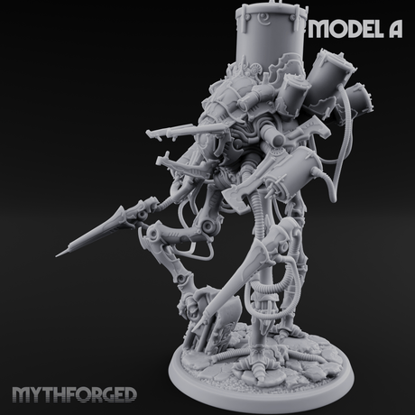 Tower Topped Tentacled Corpse Fleet Collectors A Miniature for Dungeons and Dragons, Pathfinder or other TTRPGs