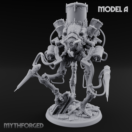 Tower Topped Tentacled Corpse Fleet Collectors A Miniature for Dungeons and Dragons, Pathfinder or other TTRPGs
