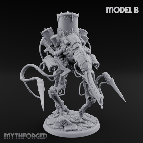 Tower Topped Tentacled Corpse Fleet Collectors B Miniature for Dungeons and Dragons, Pathfinder or other TTRPGs