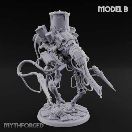 Tower Topped Tentacled Corpse Fleet Collectors B Miniature for Dungeons and Dragons, Pathfinder or other TTRPGs