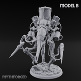 Tower Topped Tentacled Corpse Fleet Collectors B Miniature for Dungeons and Dragons, Pathfinder or other TTRPGs