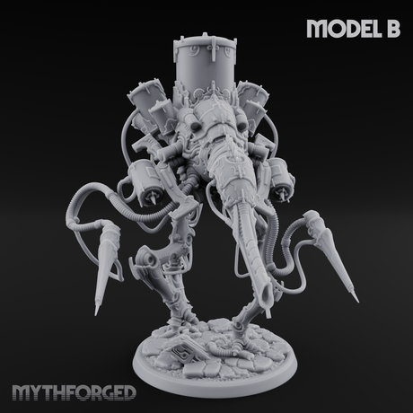 Tower Topped Tentacled Corpse Fleet Collectors B Miniature for Dungeons and Dragons, Pathfinder or other TTRPGs