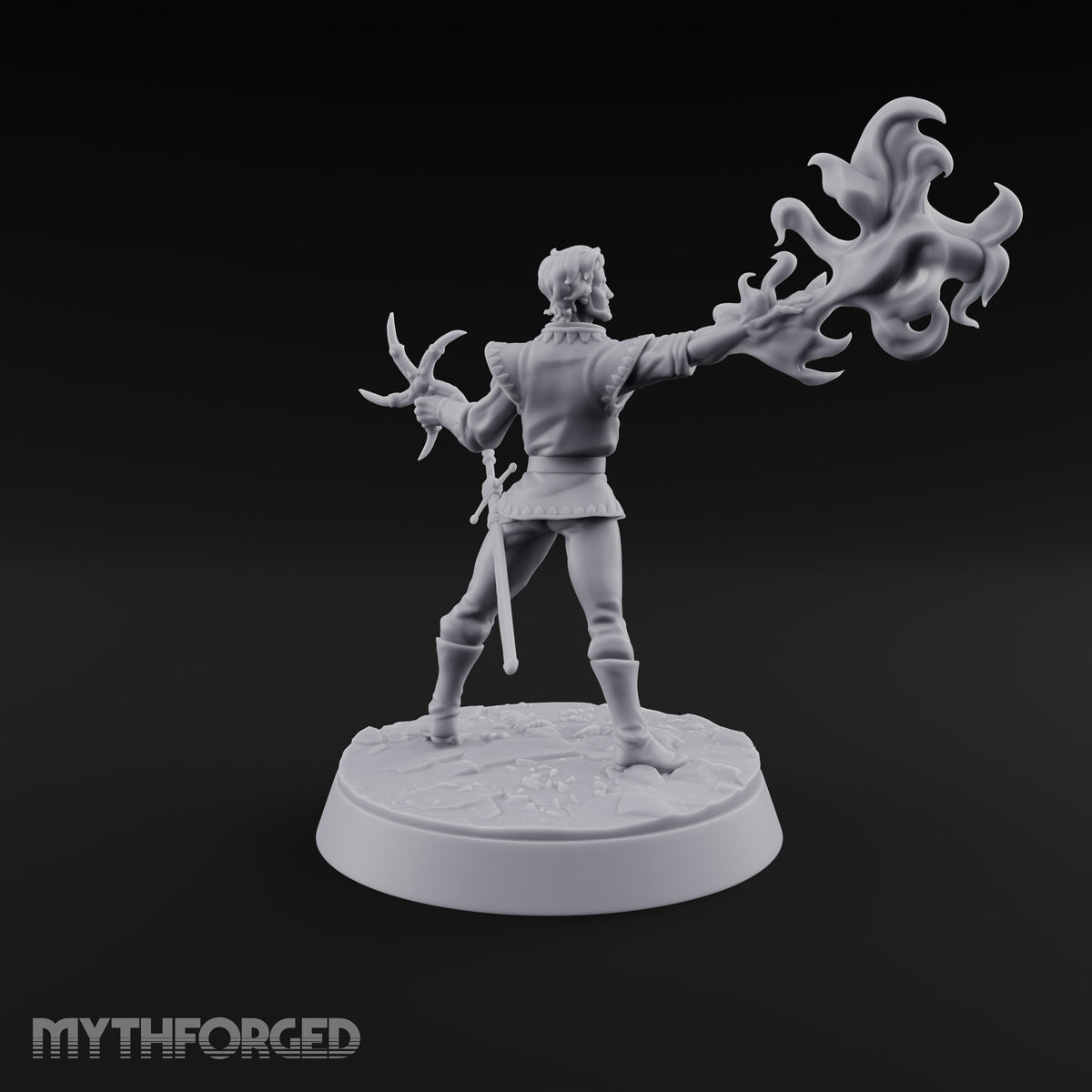 The Spell Outgrew His Hand Human Fire Sorcerer