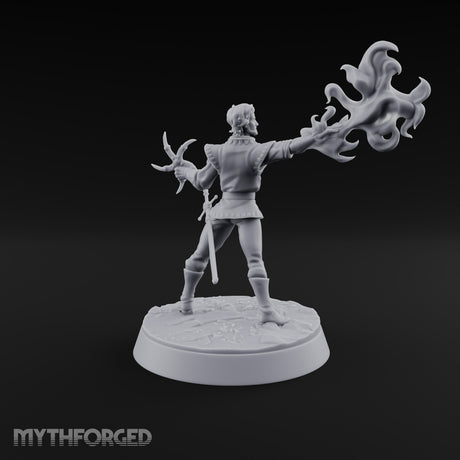 The Spell Outgrew His Hand Human Fire Sorcerer