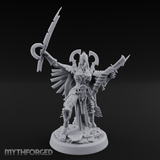 Arms Spread Corpse Fleet Commander Miniature for Dungeons and Dragons, Pathfinder or other TTRPGs