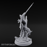 Arms Spread Corpse Fleet Commander Miniature for Dungeons and Dragons, Pathfinder or other TTRPGs