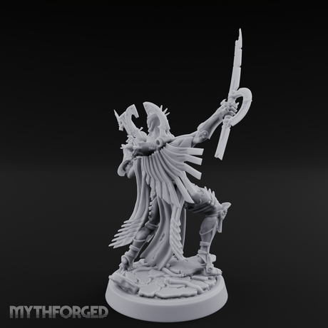 Arms Spread Corpse Fleet Commander Miniature for Dungeons and Dragons, Pathfinder or other TTRPGs
