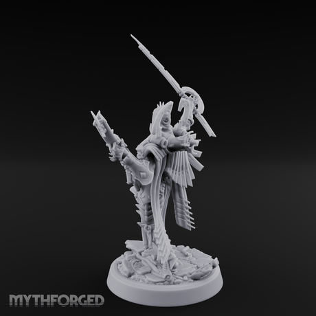 Arms Spread Corpse Fleet Commander Miniature for Dungeons and Dragons, Pathfinder or other TTRPGs
