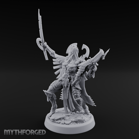 Arms Spread Corpse Fleet Commander Miniature for Dungeons and Dragons, Pathfinder or other TTRPGs
