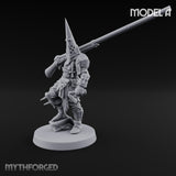 Cone Hatted Robed Human Pilgrim A Miniature for Dungeons and Dragons, Pathfinder or other TTRPGs