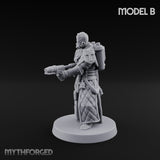 Cone Hatted Robed Human Pilgrim B Miniature for Dungeons and Dragons, Pathfinder or other TTRPGs