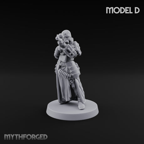 Cone Hatted Robed Human Pilgrim D Miniature for Dungeons and Dragons, Pathfinder or other TTRPGs