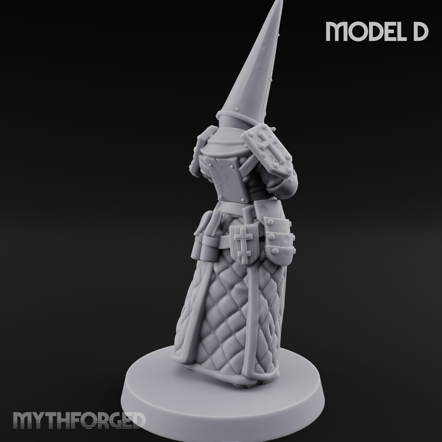 Cone Hatted Robed Human Pilgrim D gallery 13