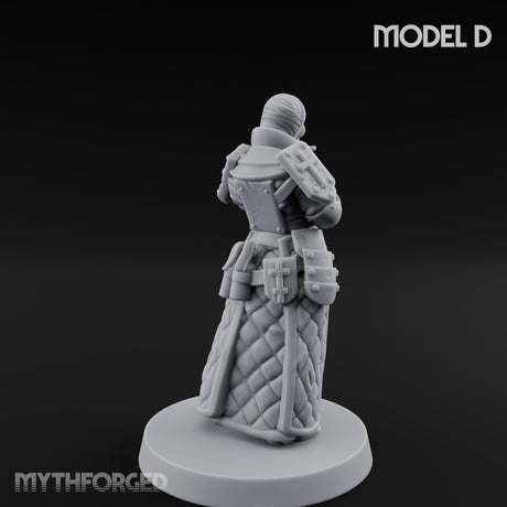 Cone Hatted Robed Human Pilgrim D Miniature for Dungeons and Dragons, Pathfinder or other TTRPGs