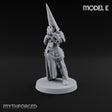 Cone Hatted Robed Human Pilgrim E Miniature for Dungeons and Dragons, Pathfinder or other TTRPGs