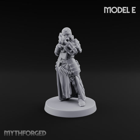 Cone Hatted Robed Human Pilgrim E Miniature for Dungeons and Dragons, Pathfinder or other TTRPGs