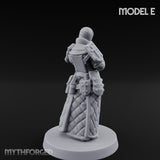 Cone Hatted Robed Human Pilgrim E Miniature for Dungeons and Dragons, Pathfinder or other TTRPGs