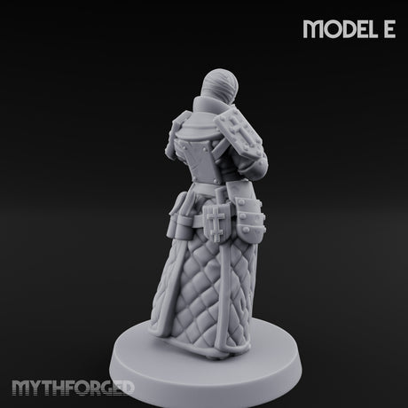 Cone Hatted Robed Human Pilgrim E Miniature for Dungeons and Dragons, Pathfinder or other TTRPGs