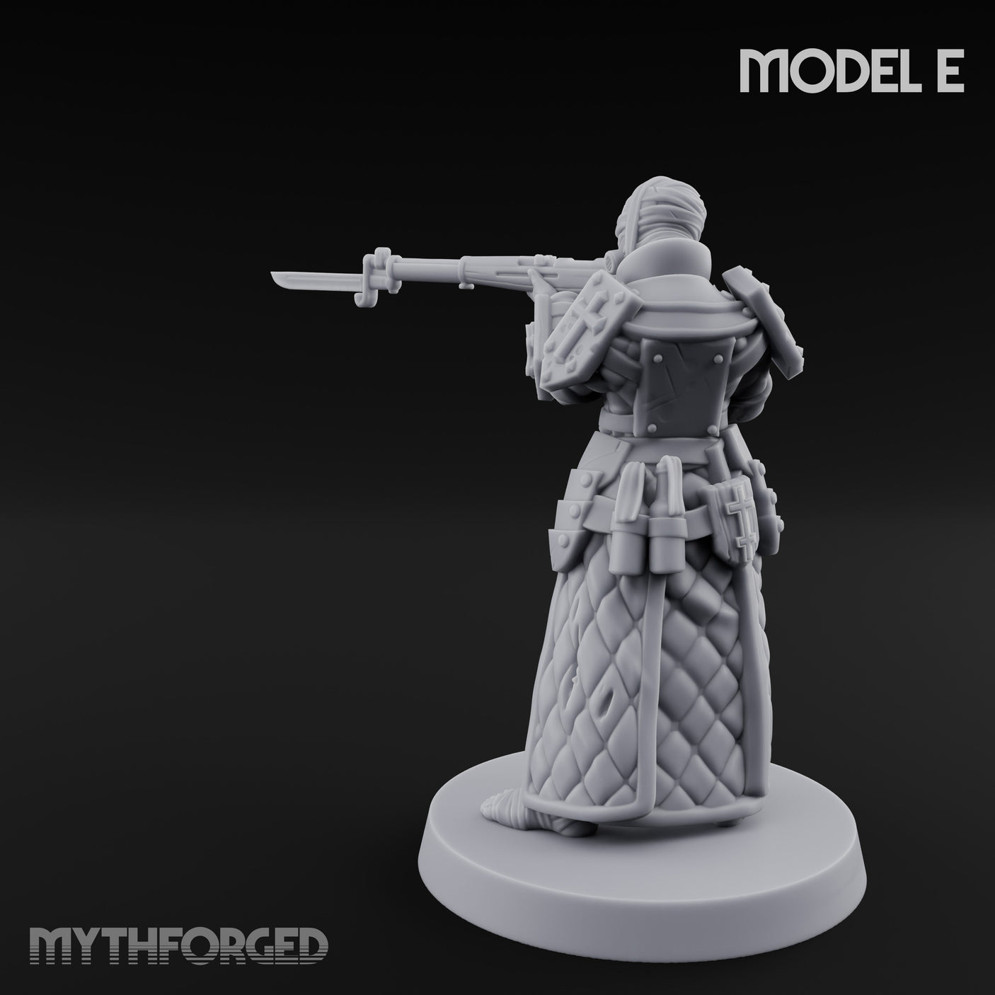 Cone Hatted Robed Human Pilgrim E Miniature for Dungeons and Dragons, Pathfinder or other TTRPGs