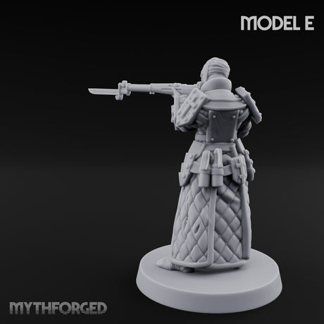 Cone Hatted Robed Human Pilgrim E Miniature for Dungeons and Dragons, Pathfinder or other TTRPGs