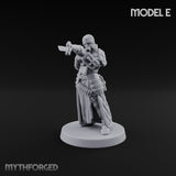Cone Hatted Robed Human Pilgrim E Miniature for Dungeons and Dragons, Pathfinder or other TTRPGs