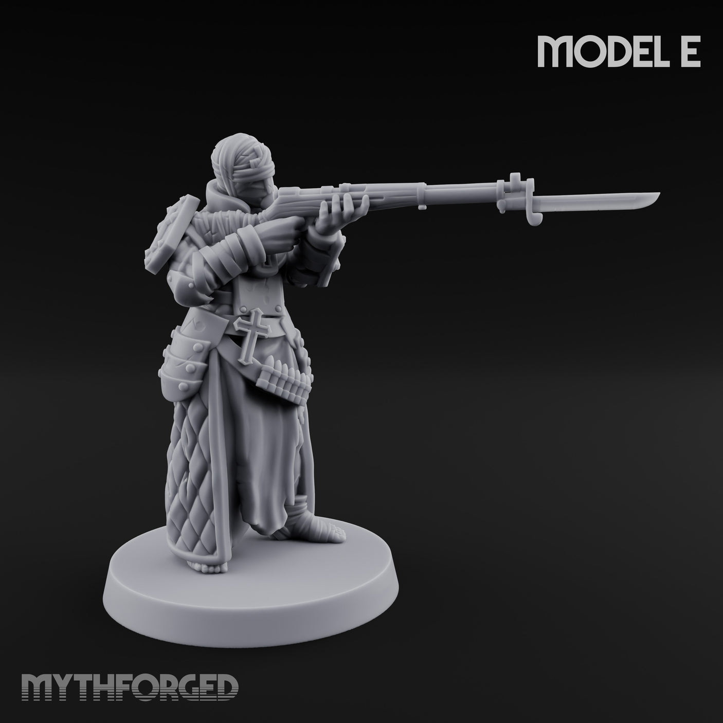 Cone Hatted Robed Human Pilgrim E Miniature for Dungeons and Dragons, Pathfinder or other TTRPGs