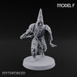 Cone Hatted Robed Human Pilgrim F Miniature for Dungeons and Dragons, Pathfinder or other TTRPGs