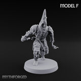 Cone Hatted Robed Human Pilgrim F Miniature for Dungeons and Dragons, Pathfinder or other TTRPGs
