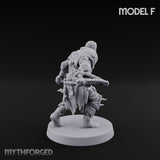 Cone Hatted Robed Human Pilgrim F Miniature for Dungeons and Dragons, Pathfinder or other TTRPGs