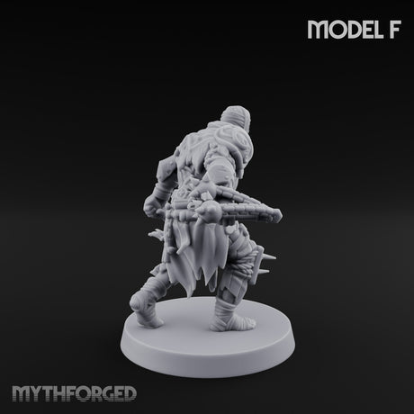 Cone Hatted Robed Human Pilgrim F Miniature for Dungeons and Dragons, Pathfinder or other TTRPGs