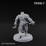 Cone Hatted Robed Human Pilgrim F Miniature for Dungeons and Dragons, Pathfinder or other TTRPGs