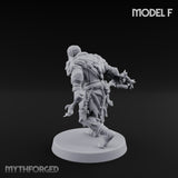 Cone Hatted Robed Human Pilgrim F Miniature for Dungeons and Dragons, Pathfinder or other TTRPGs