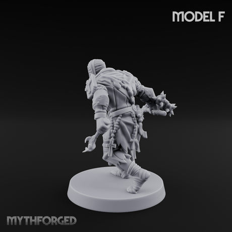 Cone Hatted Robed Human Pilgrim F Miniature for Dungeons and Dragons, Pathfinder or other TTRPGs