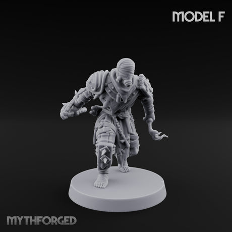 Cone Hatted Robed Human Pilgrim F Miniature for Dungeons and Dragons, Pathfinder or other TTRPGs