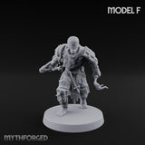 Cone Hatted Robed Human Pilgrim F Miniature for Dungeons and Dragons, Pathfinder or other TTRPGs