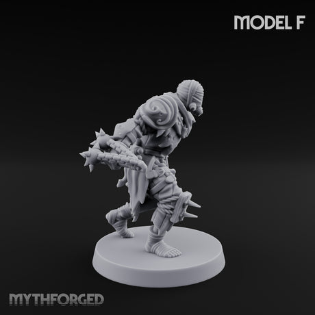 Cone Hatted Robed Human Pilgrim F Miniature for Dungeons and Dragons, Pathfinder or other TTRPGs
