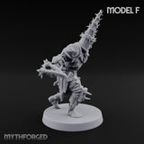 Cone Hatted Robed Human Pilgrim F Miniature for Dungeons and Dragons, Pathfinder or other TTRPGs