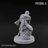 Cone Hatted Robed Human Pilgrim G Miniature for Dungeons and Dragons, Pathfinder or other TTRPGs