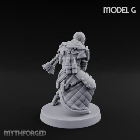Cone Hatted Robed Human Pilgrim G Miniature for Dungeons and Dragons, Pathfinder or other TTRPGs